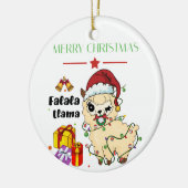 Kerst Lama Ornament (Links)