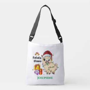 Kerst Lama Schoudertas Crossbody Tas
