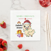 Kerst Lama Servet (Insitu)