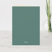 Kerst Lama Woordspeling: Fleece Navidad Kaart (Achterkant)