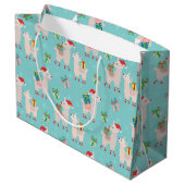 Kerst Lama's Groot Cadeauzakje (Achterkant Gekanteld)