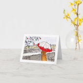 Kerst langs de Seine Kaart (Gele Bloem)