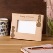 Kerst Laser geëtst Afbeelding Lijst Gegraveerde Lijstjes (Links)