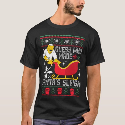 Kerst lasser lassen Xmas lasser lelijk T-shirt (Voorkant)
