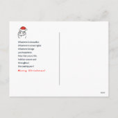 Kerst Le Me Memes Aangepaste tekst BEWERKBAAR Feestdagenkaart (Achterkant)