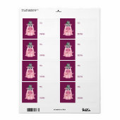 Kerst Leary the Pig Etiket (Full Sheet)