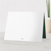 Kerst leer liefde en wees vrolijke kerstleraar kaart (Achterkant)