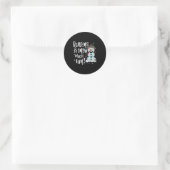 Kerst Lees T-shirt Sneeuwman Boek T-shirt Boek Lie Ronde Sticker (Tas)