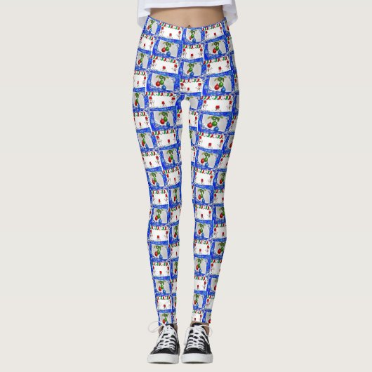 Kerst Leggings (Voorkant)