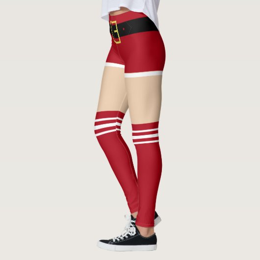 Kerst Leggings met Funny Santa Design (Links)