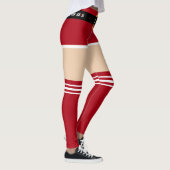Kerst Leggings met Funny Santa Design (Rechts)