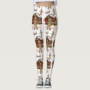 Kerst Leggings Peperkoek Man