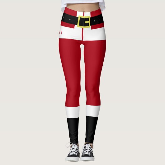 Kerst Leggings Sinterklaas Gift Funny (Voorkant)