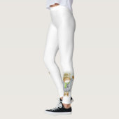 Kerst Leggings, Teddybeer Leggings (Links)