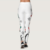 ‎ kerst leggings voor vrouwen (Achterkant)