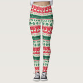 Kerst Leggins Leggings (Voorkant)