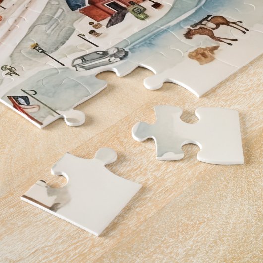 kerst legpuzzel (Zijkant)