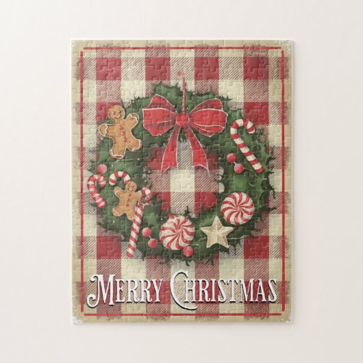 kerst legpuzzel (Verticaal)