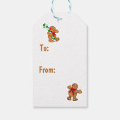 Kerst lekkernijen cadeaulabel (Achterkant)