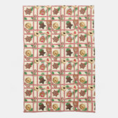 Kerst lekkernijen theedoek (Verticaal)