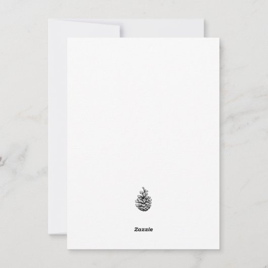 Kerst lekkernijen vintage tekening. Kerstvakantie Feestdagenkaart (Achterkant)