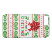 Kerst Lelijke Kerst Trui Rood Groen Bow Case-Mate iPhone Case (Achterkant (Horizontaal))