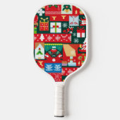 Kerst Lelijke trui (1) Pickleball Paddle (Achterkant)