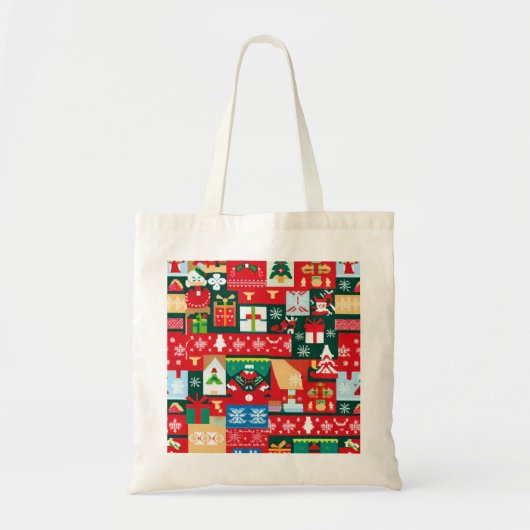 Kerst lelijke trui 1 tote bag (Voorkant)
