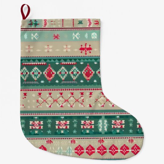 Kerst lelijke trui 2 grote kerstsok (Voorkant)