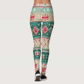 Kerst lelijke trui 2 leggings (Achterkant)