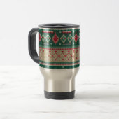 Kerst lelijke trui 2 reisbeker (Voorkant links)