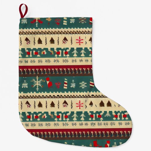 Kerst Lelijke trui 5 Grote Kerstsok (Voorkant)