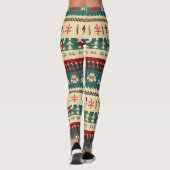 Kerst Lelijke trui 5 Leggings (Achterkant)