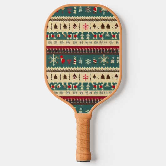 Kerst Lelijke trui (5) Pickleball Paddle (Voorkant)