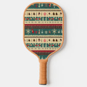Kerst Lelijke trui (5) Pickleball Paddle (Achterkant)