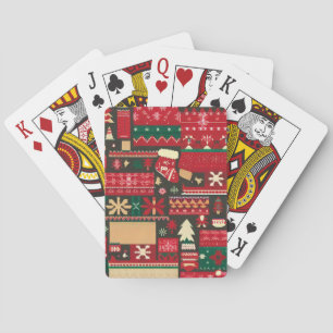Kerst Lelijke trui (7) Pokerkaarten