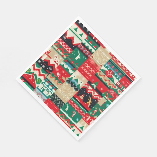 Kerst Lelijke trui 8 Servet (Hoek)