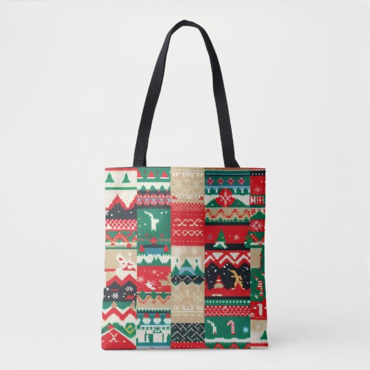 Kerst Lelijke trui 8 Tote Bag (Voorkant)