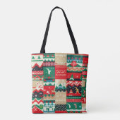 Kerst Lelijke trui 8 Tote Bag (Achterkant)
