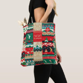 Kerst Lelijke trui 8 Tote Bag (Dichtbij)