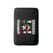 Kerst Lelijke trui Flint Michigan Badmat (Voorkant Verticaal)