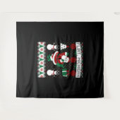 Kerst Lelijke trui Flint Michigan Wandkleed (Voorkant (horizontaal))