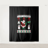 Kerst Lelijke trui Flint Michigan Wandkleed (Voorkant)