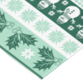 Kerst lelijke trui gebreid patroon in Mint Green Tafelkleed (Gekanteld)