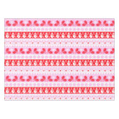Kerst Lelijke Trui Gebreid Patroon in Roze & Rood Tafelkleed (Voorkant (Horizontaal))