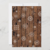 Kerst Lelijke Trui Jumper Party Diner Uitnodigen Kaart (Achterkant)