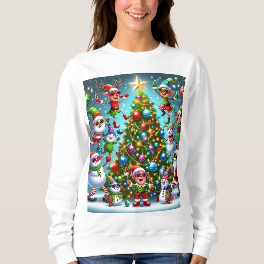 Kerst lelijke trui ontwerp (Voorkant)
