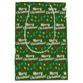 Kerst lelijke trui ontwerp medium cadeauzakje (Voorkant)