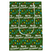 Kerst lelijke trui ontwerp medium cadeauzakje (Achterkant)