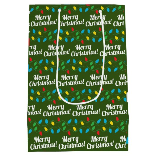 Kerst lelijke trui ontwerp medium cadeauzakje (Achterkant)